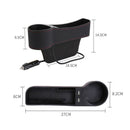 Accessories Car Seat space Organizer Storage Box PU Leather Auto Seat Crevi
