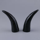 4x Artificial Painted OX Horn for Party Holiday Costume Decorative Ornament