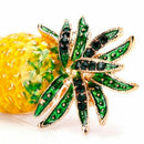 New Pineapple Brooch Pins Fruit Jewelry Cute For Women Suit Fashion Gift Co