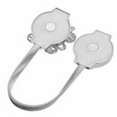 Magnetic Crystal Flower Curtain Tiebacks Tie Backs Hold Clips Decors Buckle G6U3
