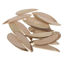 50x Wood Oval Half Cut Log Slice For Wedding Centerpiece Table Decoration