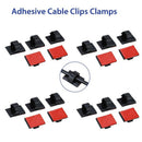 Self-Adhesive For Car Dash Camera Wire Tie Cable Clamp Clip Holder 20pcs