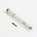 Mini Aluminum Hand Drill +10pc Twist Drill Bit Woodwork  Drilling Rotary Tool JR