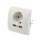 10A Charging Panel Household USB Port Wall Socket EU Plug Electric Socket A