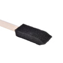 10x 1(25mm) Foam Sponge Brushes Wooden Handle Painting Drawing Art Craft SP
