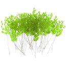 50pcs Acrylic Crystal Bud Branches Artificial Flower Twigs For Party Green