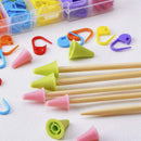 60 Pieces Knitting Crochet Locking Stitch Markers Mix Color and 20 Pieces 2