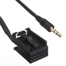 Car 3.5mm Male Aux Audio Input Connector Cable Adapter Fit for Ford Focus M