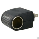 110V-220V AC Wall US Plug to 12VCar Charger Power Socket Converter Adapter Black