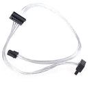 45CM 4 Pin To 2 SATA Power Supply Cable For Main Board Interface SSD Power g Gw