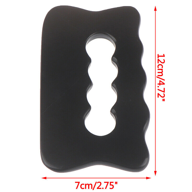 1X Acupuncture Points Massager Jade Stone Guasha Puncture Muscle Body Relax T BX