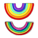 Fashion Rainbow Colorful Enamel Pins Metal Brooches For Women Cartoon CreatiG1L7
