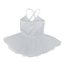 Girl Ballet Dance Dress Gymnastic Leotard Straps Tutu 3-4 Yrs