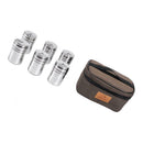 6 Pcs BBQ Grilling Spice Jar Condiment Container Bottle With Storage Bag