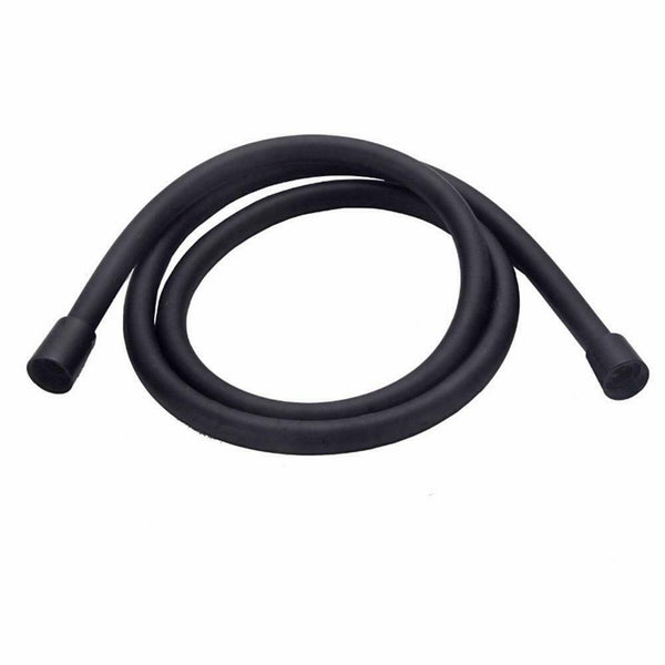 1.5m Flexible Matte Black PVC Shower Hose Bathroom Explosion-proof Pipe #JT1