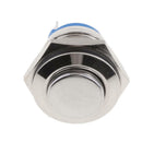 16mm 1NO High Head Metal Waterproof Momentary Push Button Switch AC 250V/3A