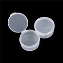 5x Round Plastic Box Mini Storage Box With Cover Multipurpose Storage Box BX