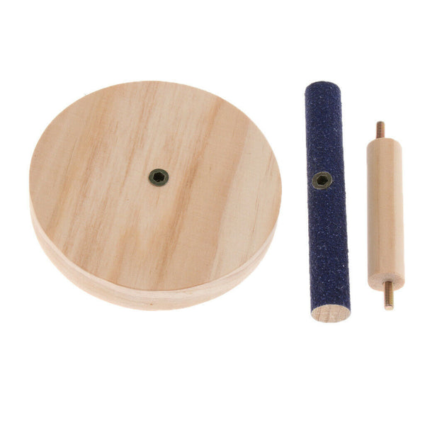 2 Pcs Bird Parrot Desk Stand