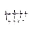 8X Repair Kit Fishing Rod Guides Tips Line Rings For Making Building Repair   FT