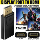 Display Port DP Male To HDMI Female Flat Adapter Connector Converter for HDTV PC