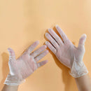 100pcs Disposable Gloves PVC Cleaning Food Household Hygiene Gloves (L)