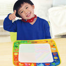 Kids Magic Water Drawing Canvas Coloring Mat with 2 Pens Baby Doodle Painting