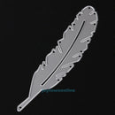2 Pcs Metal Feather Cutting Dies Stencils DIY Scrapbook Paper Cards Album Decor