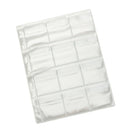 10Pc Clear 12 Pockets Lighthouse Coin Capsules Holders Album Pages