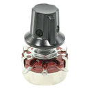 WTH118 470K ohm 2W Single Turn Rotary Taper Carbon Potentiometer Pots w Kno P4Y5