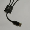 3 In 1 USB OTG Host Adapter Adapter Cable With 2x USB 2.0 1x Micro USB Port For