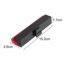 Waterproof Bicycle Mountain Bike COB Taillight Rear Safety Warning Lamp