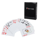 1* Poker Red 100% PLASTIC Texas Poker Size Playing Cards New