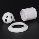 E27 Ac 250V 2A White Plastic Surface Light Bulb Socket Holder
