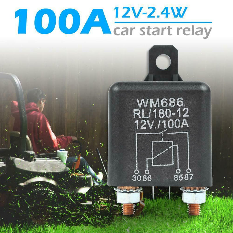 12V DC 100 Amp Heavy Duty Split Charge/Winch Relay for Car Van Boat 4 Pin