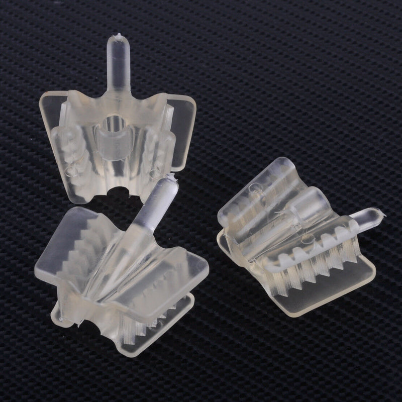 5pcs Dental Silicone Mouth Support Prop Holding Saliva Ejector Suction Tip Clear