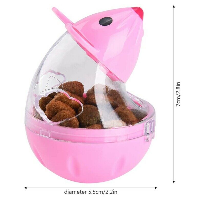 Cat Treat Ball Funny Pet Food Leakage Ball Interactive Kitten Food Dispense J8R8