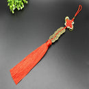 Knot Tassel Hanger Feng Shui 5 Coins Pendant Key Ring Car New.. String N0T8
