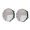 2 Pack of  8'' Hand Held Tambourine Drum Bell Metal Jingles Percussion Musical
