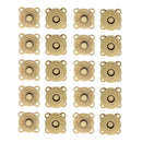 20 Set Magnetic Snaps Bag Purse Buckle Clothes DIY Needlework Sew On Buttons