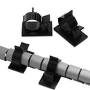 10 Pcs Random Cable Clips Adhesive Cord Management Wire Holder Organizer ClampM&