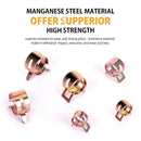 84 Pcs Spring Band Type Action Fuel Line Clamp Silicone Vacuum Hose Pipe Cl Y3R1
