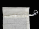 100 Pack 3x4" Cotton Muslin Drawstring Reusable Bags Packing Bath Soap Herbs Tea