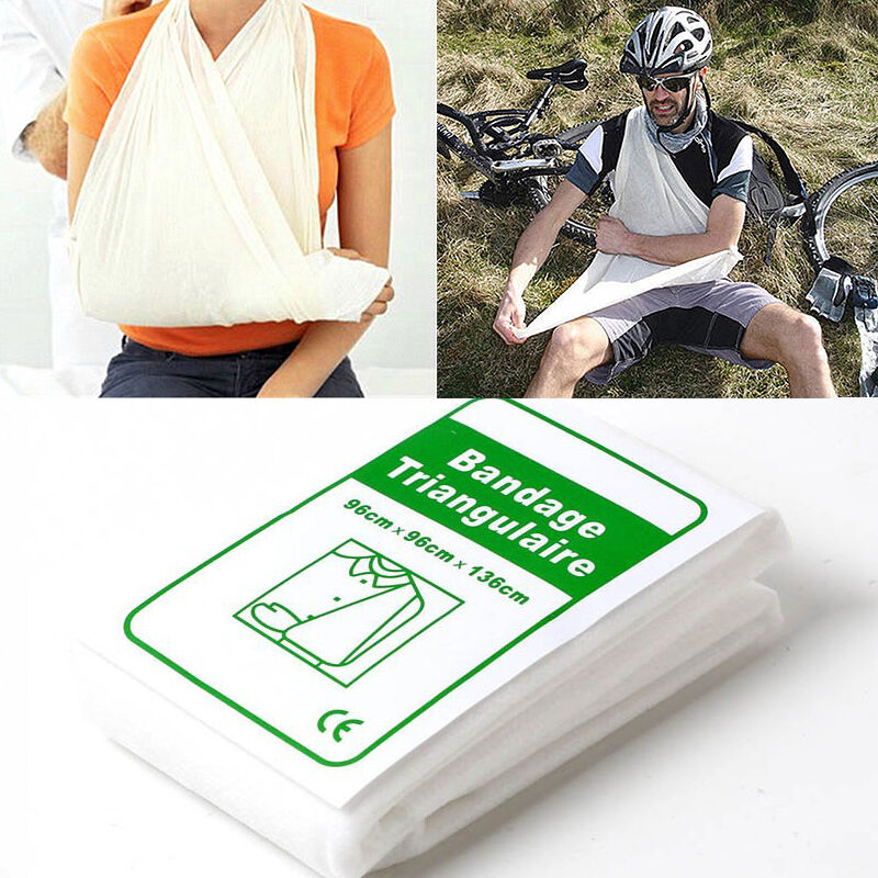 Bandage Triangular First Aid Bandage Fracture Fixation Non Woven-Wr D2F6
