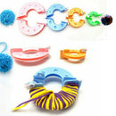 Pompom Pom Pom Maker Fluff Ball Weaver Knitting Needle DIY Tool Kit Bobble Craft