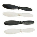 Propeller Set Airscrew Replacement For Hubsan X4 H107L Accessory Black+White