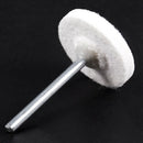 10Pcs Dia.25mm Felt Polishing Buffing Pads Accessories for Rotary Tools