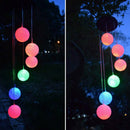 1pcs Hanging Solar Powered Color Changing LED Wind Chimes Lamp Garden Outdoor