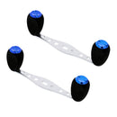 2pcs Aluminum Alloy Fishing Reel Handle Replacement for Baitcasting Blue