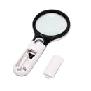 3LED Light 12X Handheld Magnifier Reading Magnifying Glass Lens Jewelry Lo FT
