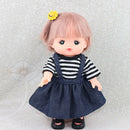 Adorable T-shirt, Suspender Skirt, Hairband Casual Clothes for 25cm Mellchan
